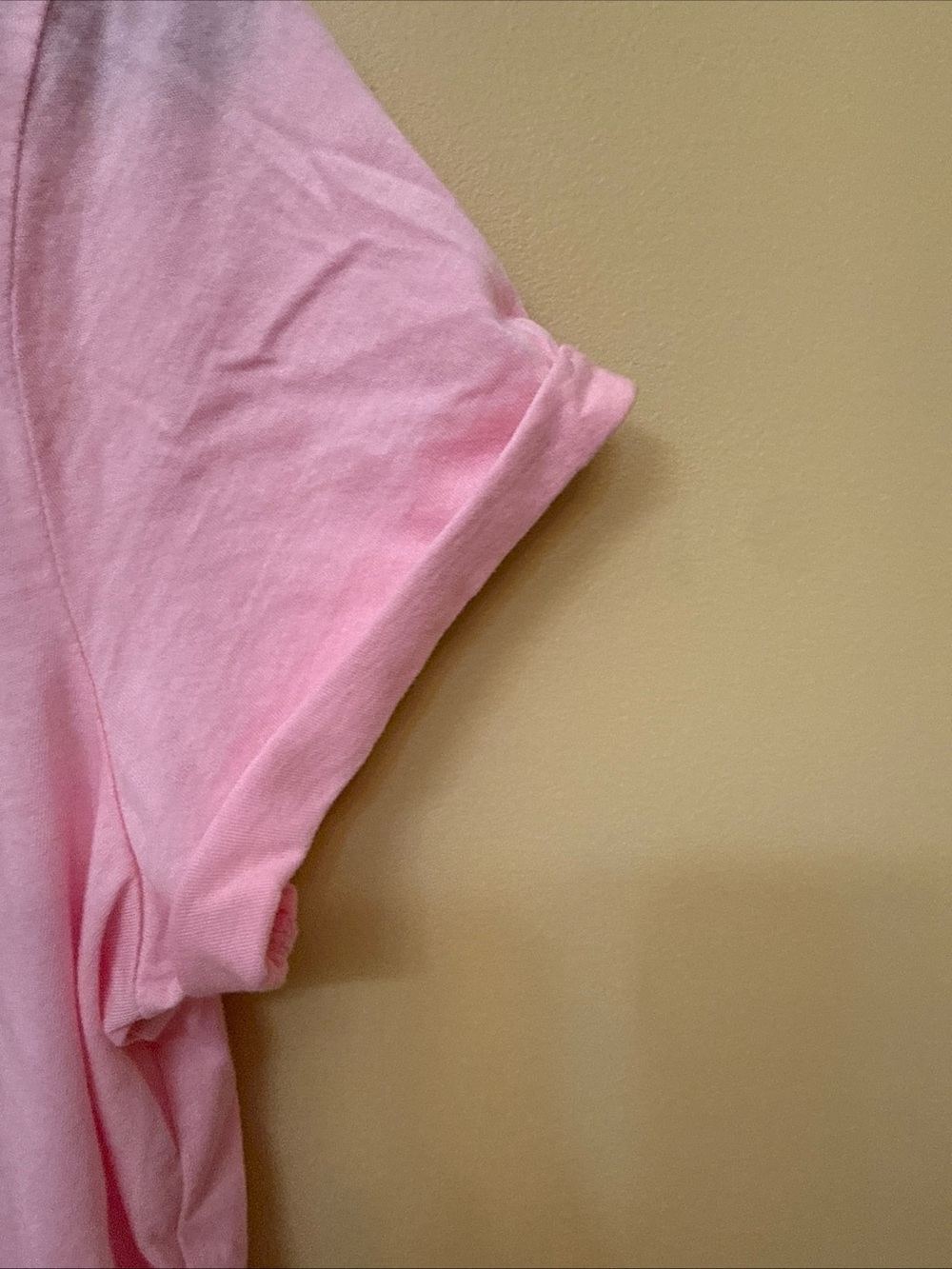 Ralph Lauren Pink V-Neck Short Sleeve Tee with Navy Pony - Picture 4 of 9